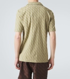 Frescobol Carioca Faustino jacquard terry polo shirt