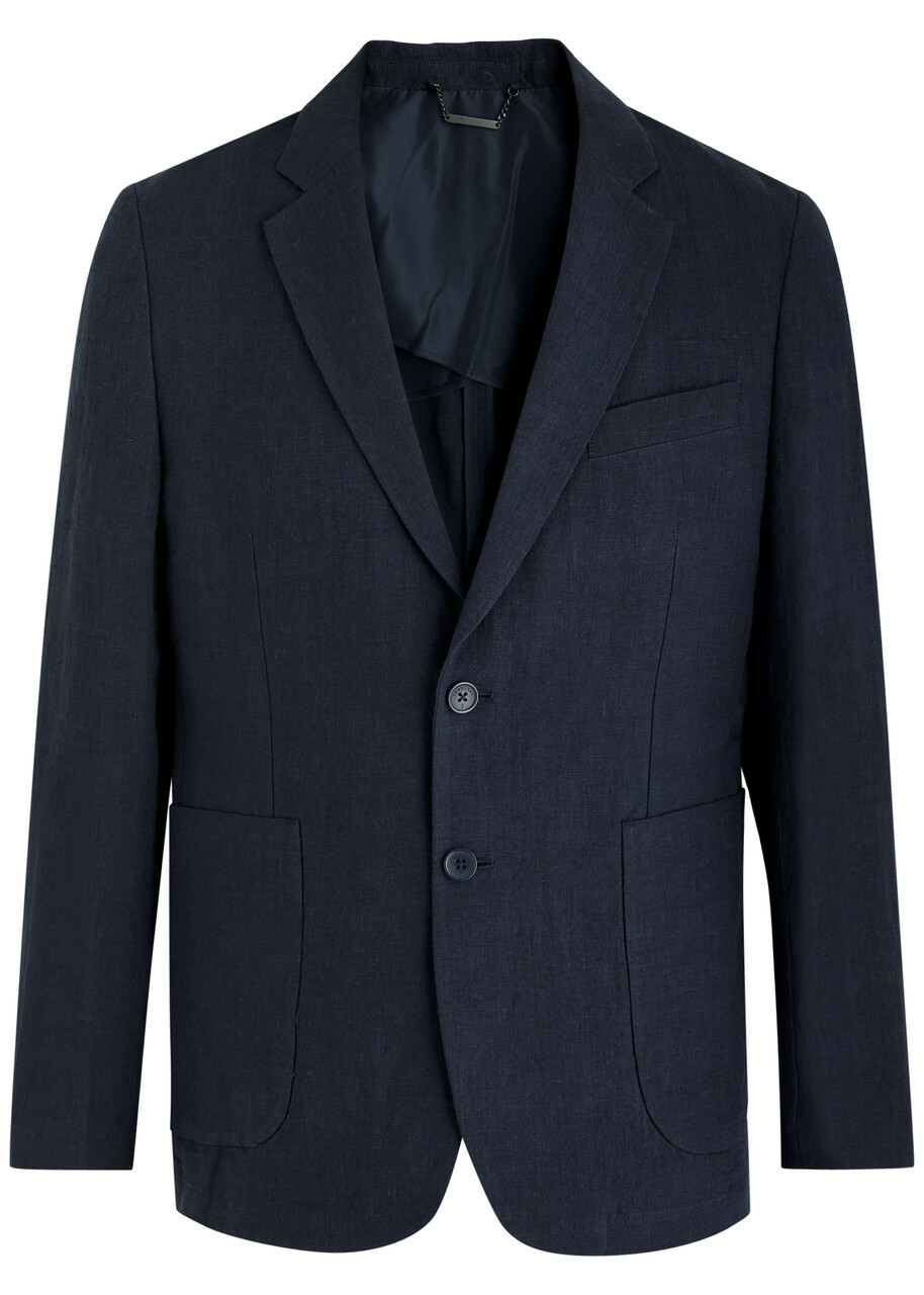 Percival Linen Blazer Navy