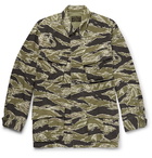 Wacko Maria - Embroidered Camouflage-Print Cotton-Ripstop Jacket - Army green