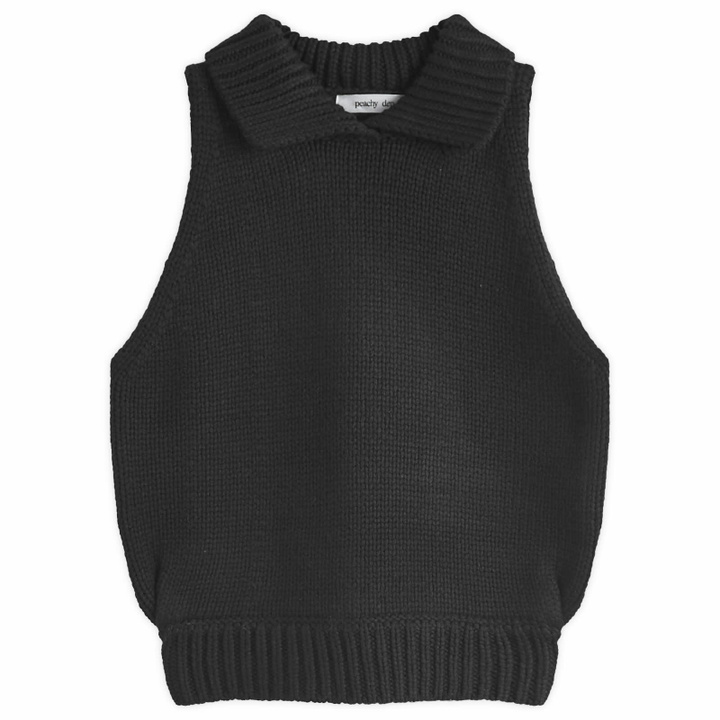 Photo: Peachy Den Women's Annie Knit Vest in Onyx