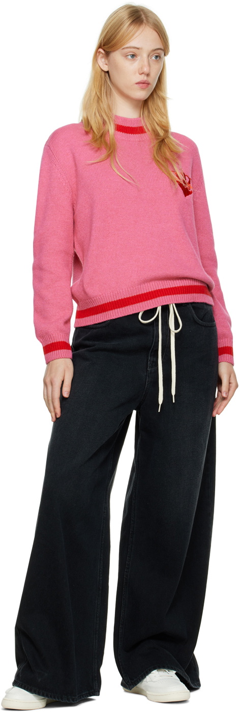 Thames MMXX. Pink Cœur De La Thames Sweater