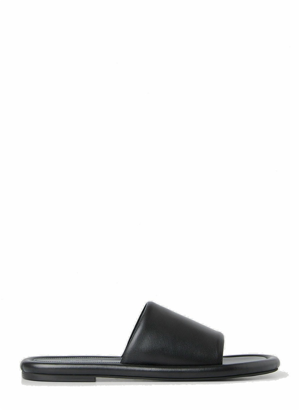 Photo: Bumper Flat Sandals in Black