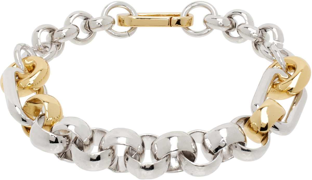 Laura Lombardi Silver & Gold Pietra Bracelet