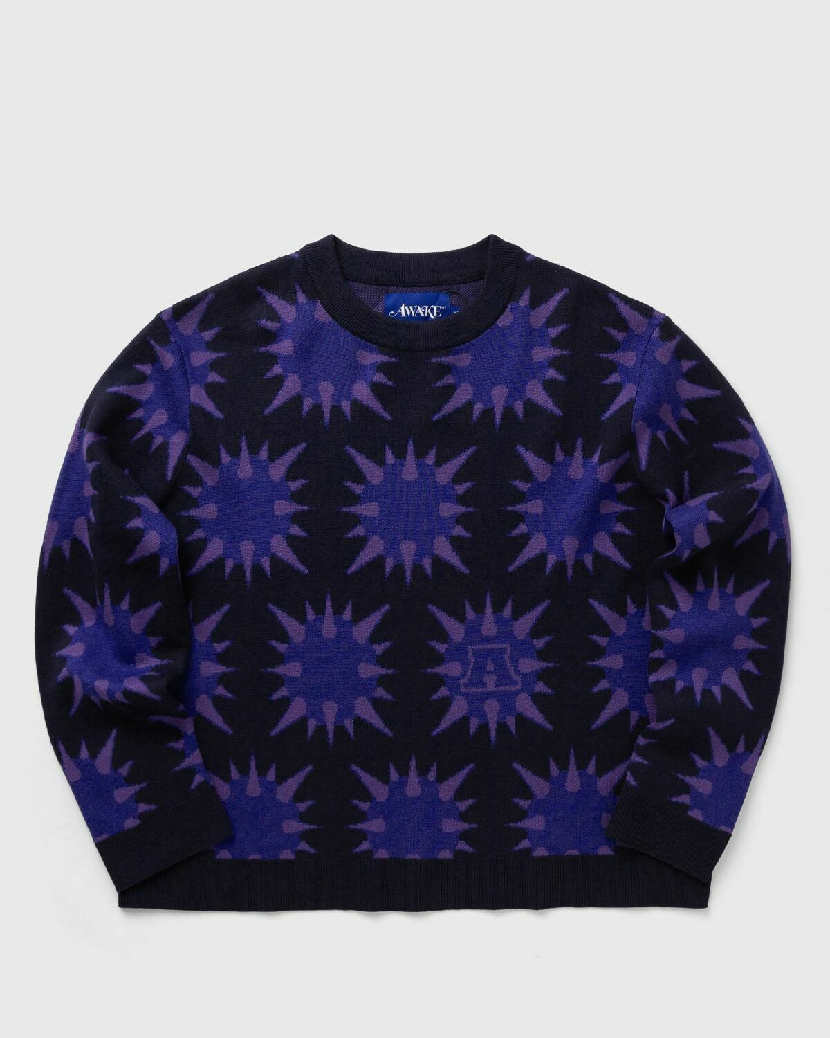 Awake SPIKE SWEATER Blue Mens Pullover