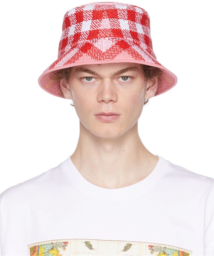 Photo: Burberry Pink Check Bucket Hat