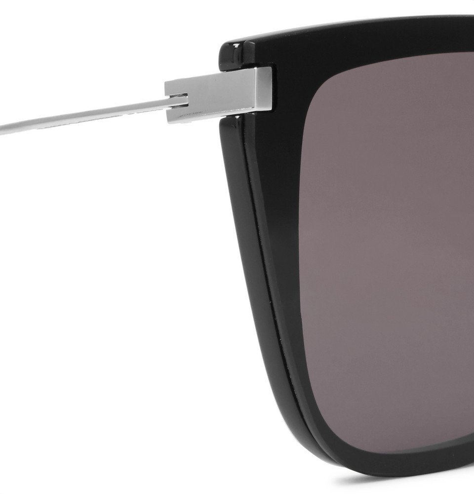 Saint Laurent D-frame Acetate Sunglasses in Gray for Men