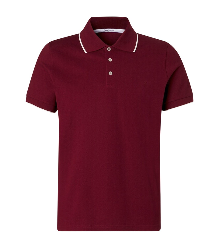 Photo: Saint Laurent Cotton polo shirt