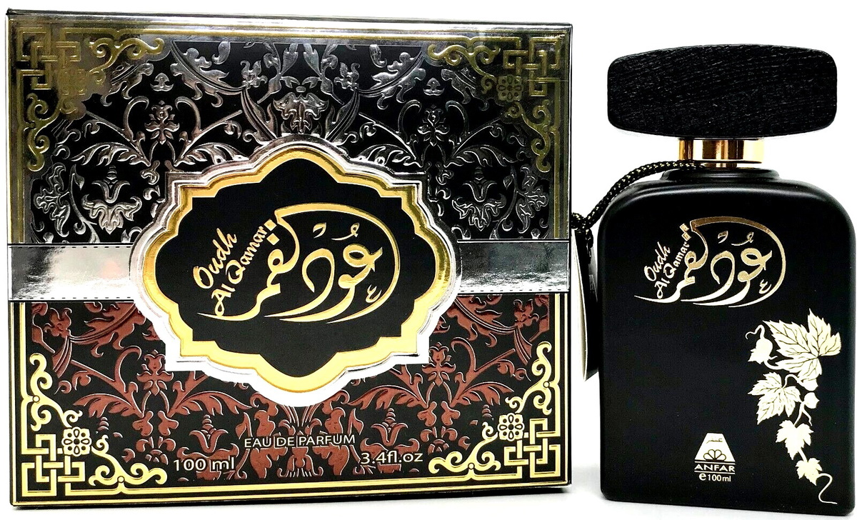 Anfar Unisex Oudh Al Qamar Black EDP Spray 3.4 oz Fragrances 6235292252552