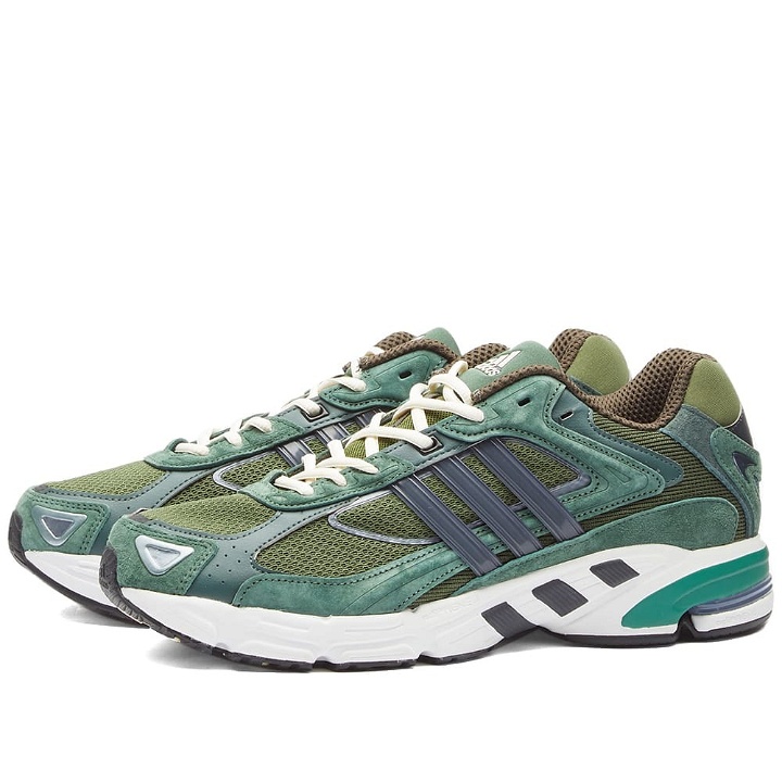 Photo: Adidas Response CL Sneakers in Green Oxide/Legend Ivy/Crystal White