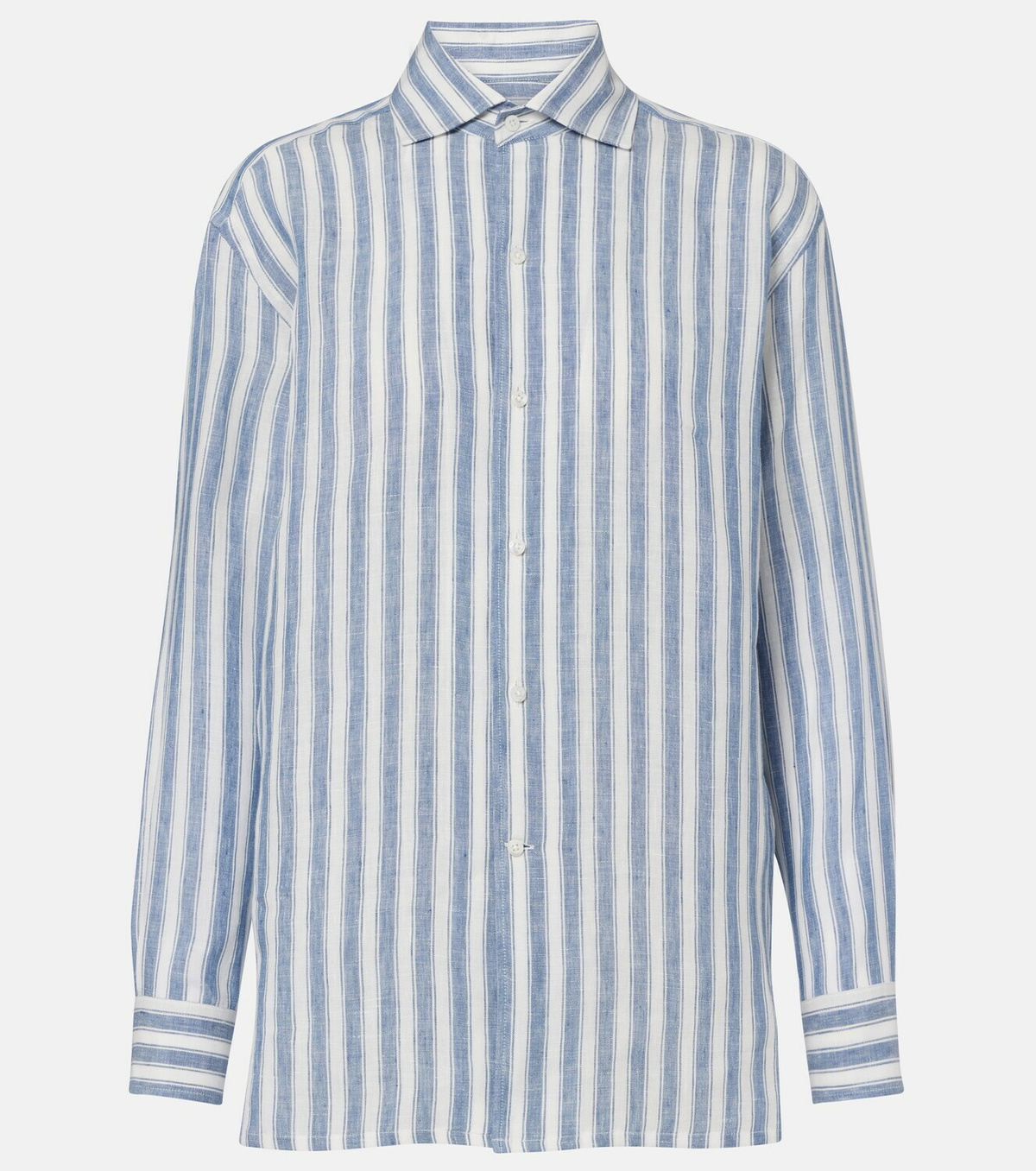 Ralph Lauren Collection Capri striped linen shirt