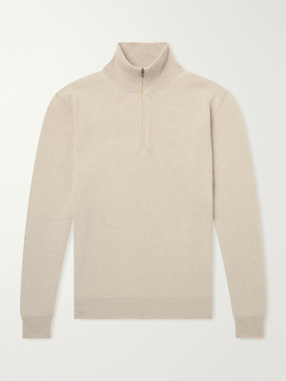 Massimo Alba - Liam Cashmere Half-Zip Sweater - Neutrals