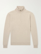 Massimo Alba - Liam Cashmere Half-Zip Sweater - Neutrals