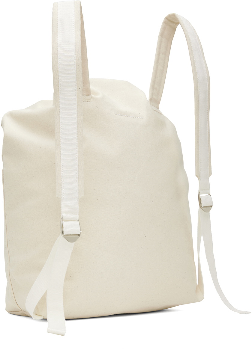 MM6 Maison Margiela Off-White Utility Backpack MM6 Maison