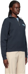 Maison Kitsuné Navy Flash Fox Sweatshirt