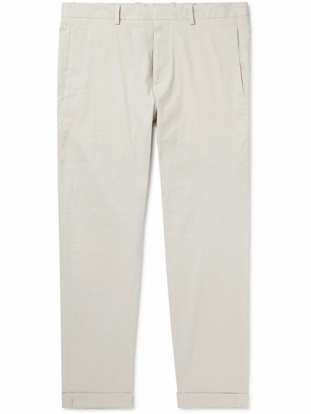 Photo: Theory - Zaine Tapered Linen-Blend Suit Trousers - Neutrals