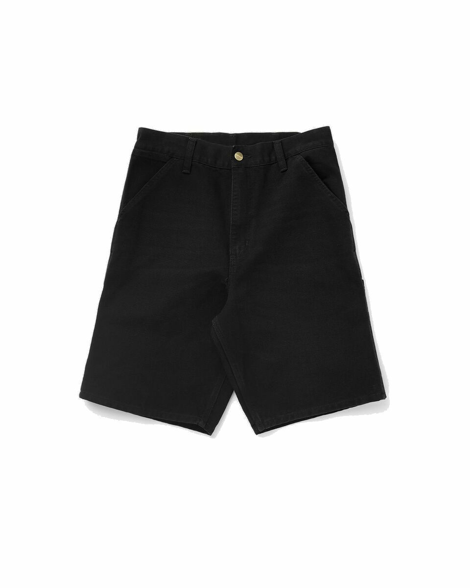 Photo: Carhartt Wip Single Knee Short Black - Mens - Casual Shorts