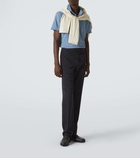 Fedeli Cotton piqué polo shirt