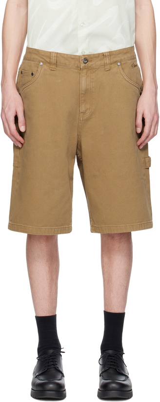 Photo: Dime Tan Classic Denim Shorts