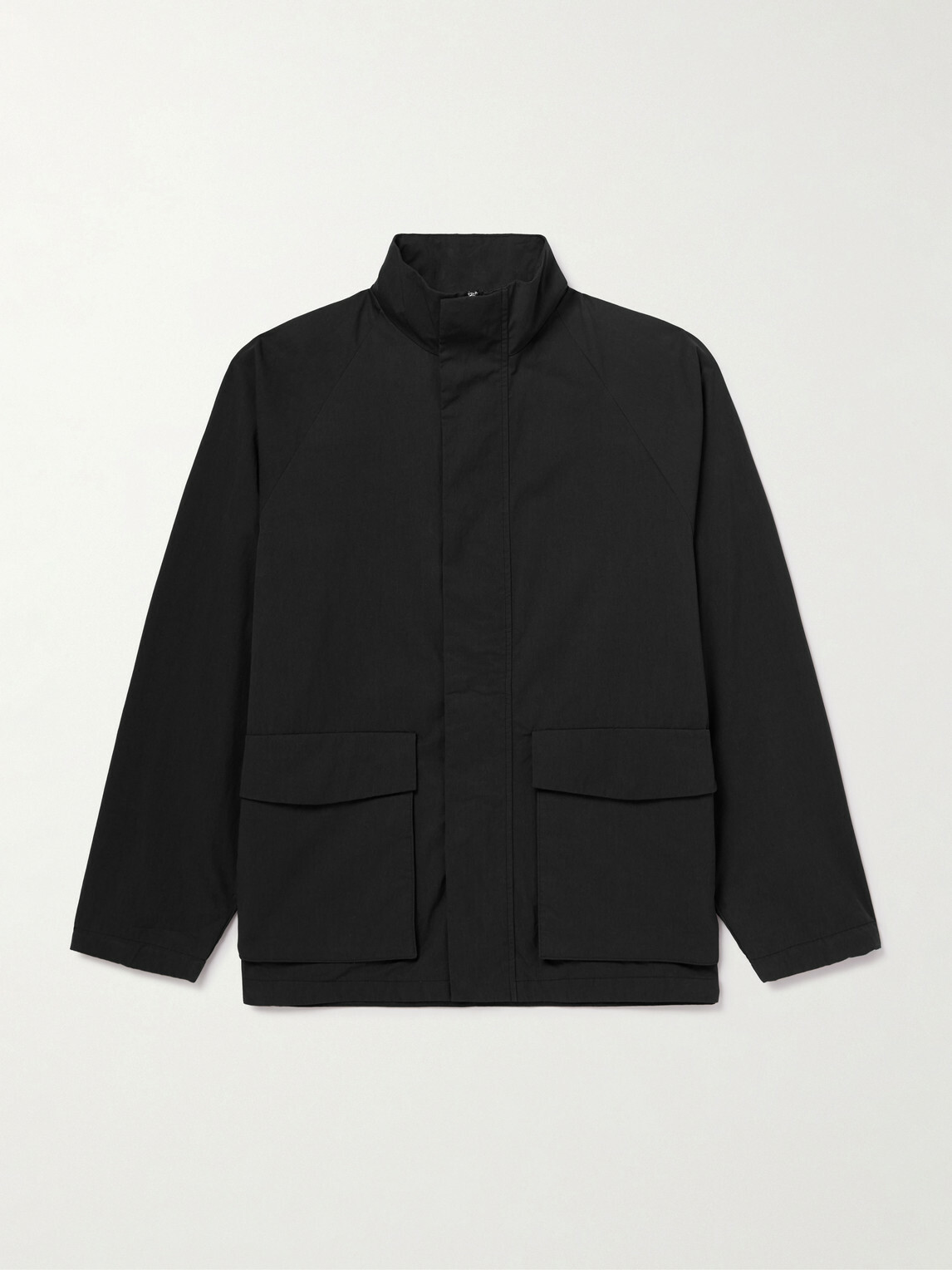 NN07 - Rafael 80035 Cotton-Blend Shell Jacket - Black