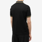 Fred Perry Authentic Men's Textured Collar Polo Shirt in Black
