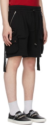 AMIRI Black Tactical Cargo Shorts