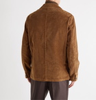 Barena - Double-Breasted Cotton-Corduroy Blazer - Brown