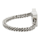 1017 ALYX 9SM Silver Mini Cubix Chain Bracelet