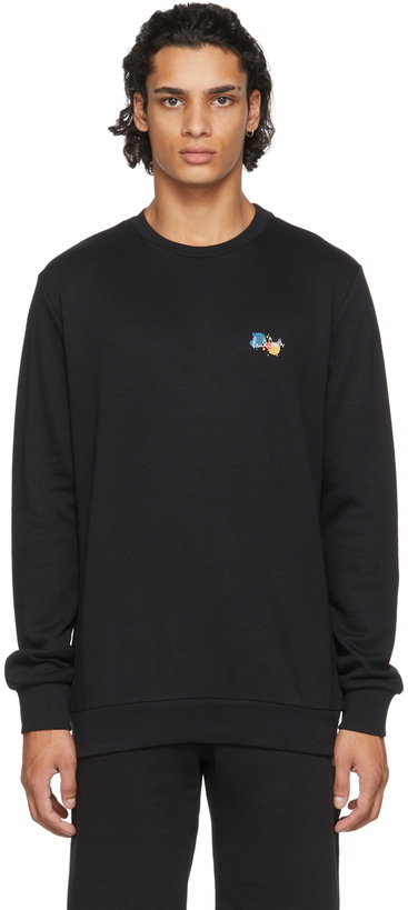 Photo: Paul Smith Black Paint Splatter Sweatshirt