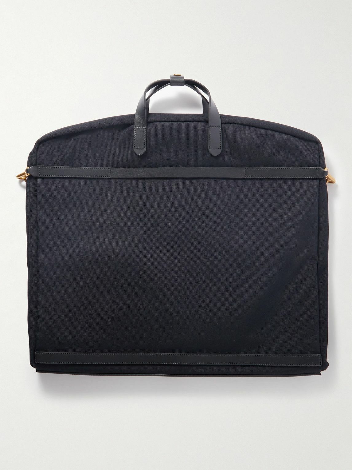 Mismo - Leather-Trimmed Canvas Suit Carrier Mismo