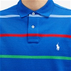 Polo Ralph Lauren Men's Stripe Polo Shirt in Sapphire Star Multi