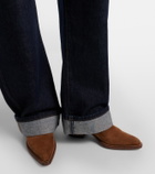 Khaite Clive suede knee-high boots