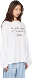 Acne Studios Off-White Sprayed 1996 Logo T-shirt