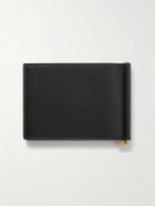SAINT LAURENT - Logo-Embellished Leather Billfold Wallet with Money Clip