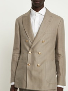 BRUNELLO CUCINELLI Double Breast Linen Suit