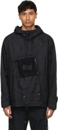 Stone Island Shadow Project Black CamoConvert Cargo Anorak