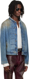 424 Blue Collection Trucker Denim Jacket