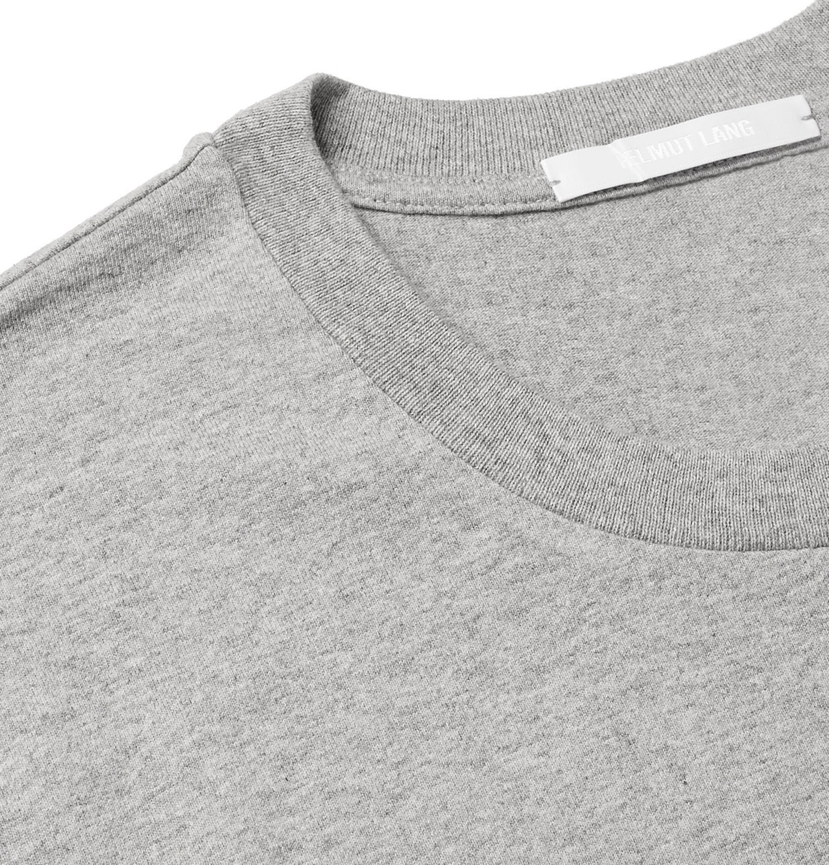 Shop Helmut Lang Logo Print Crewneck T-Shirt