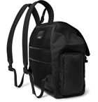 Montblanc - Sartorial Jet Cross-Grain Leather-Trimmed Nylon Backpack - Black