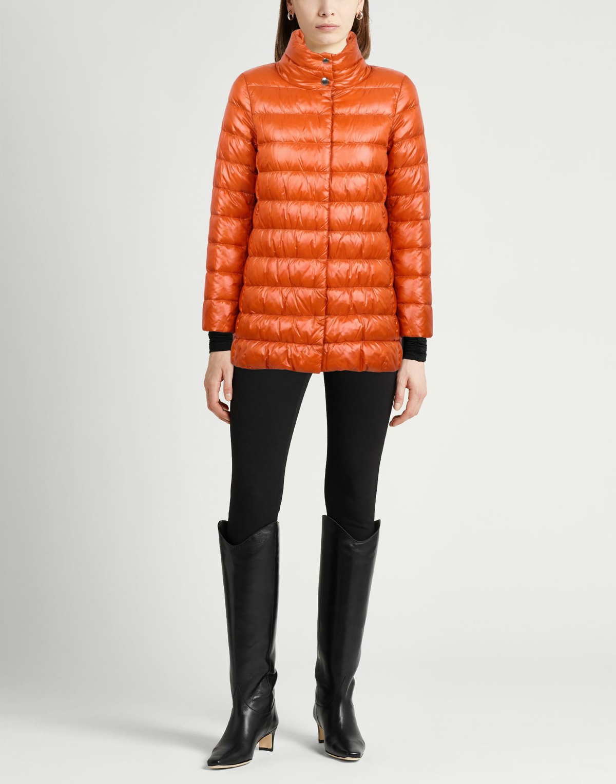 Herno Womens Puffer in Orange