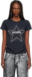 VAQUERA Black 'Vaquera' Star T-shirt