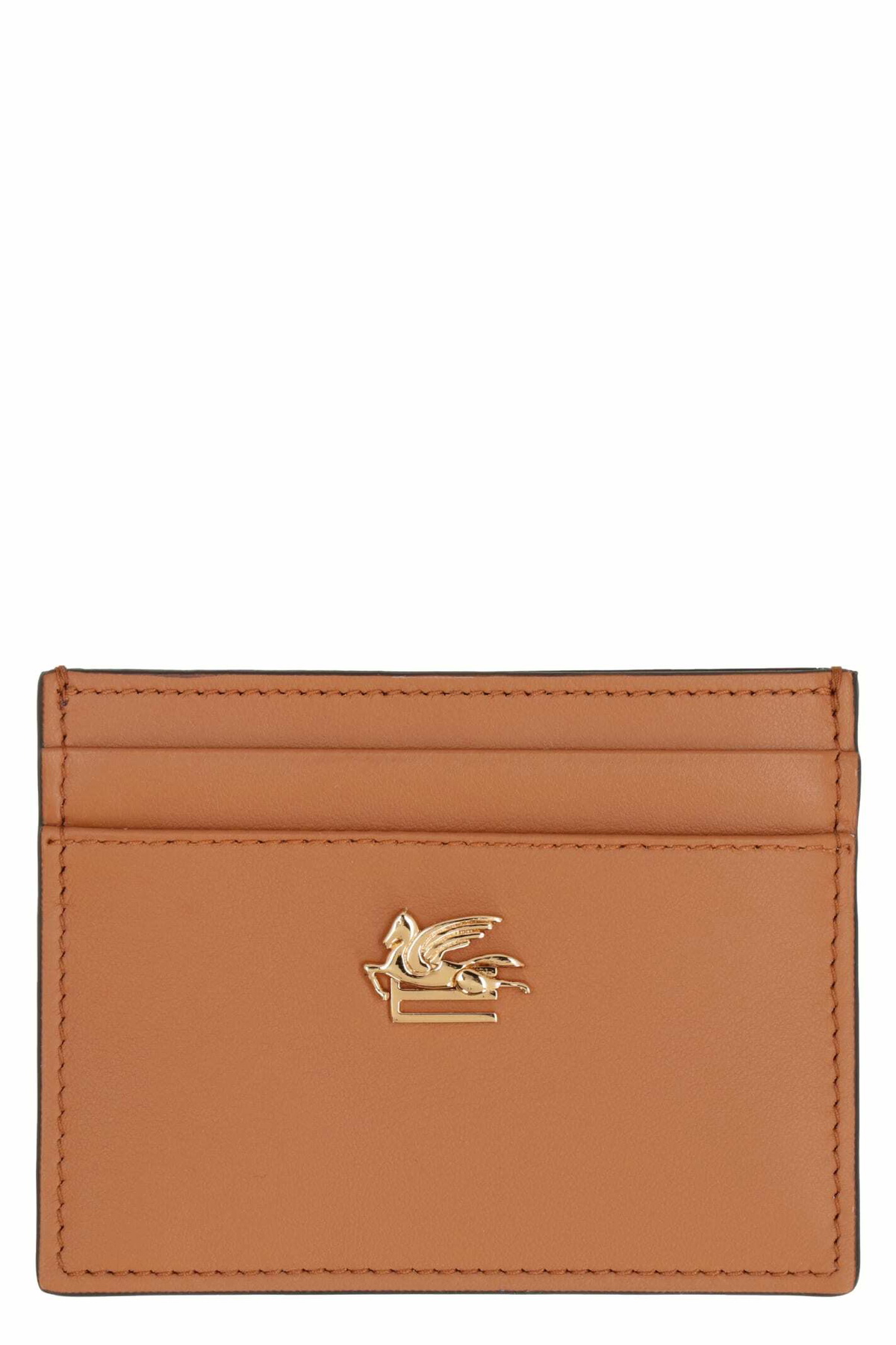 Etro Logo Detail Leather Card Holder Etro
