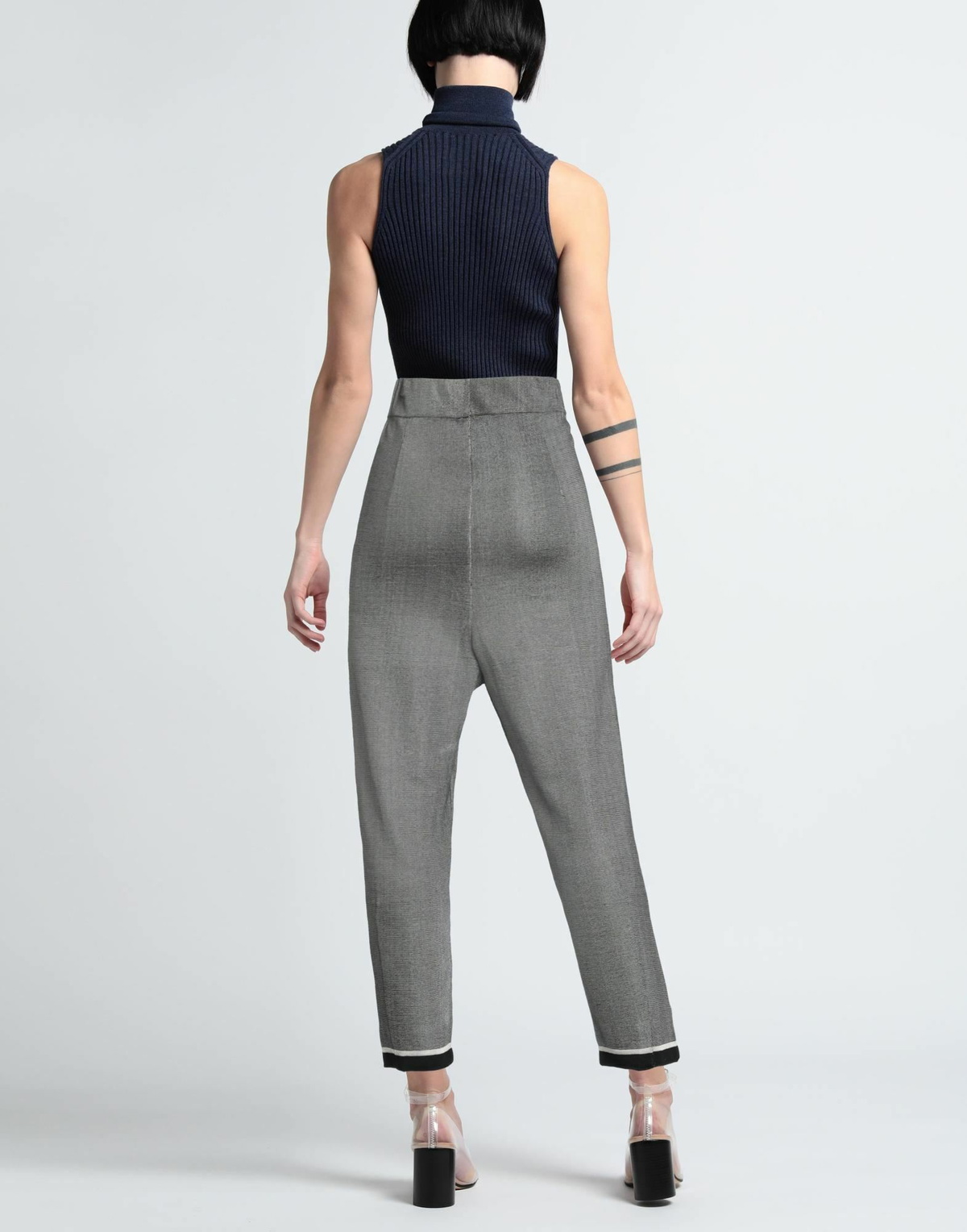 Alessia Santi Womens Pants in Black