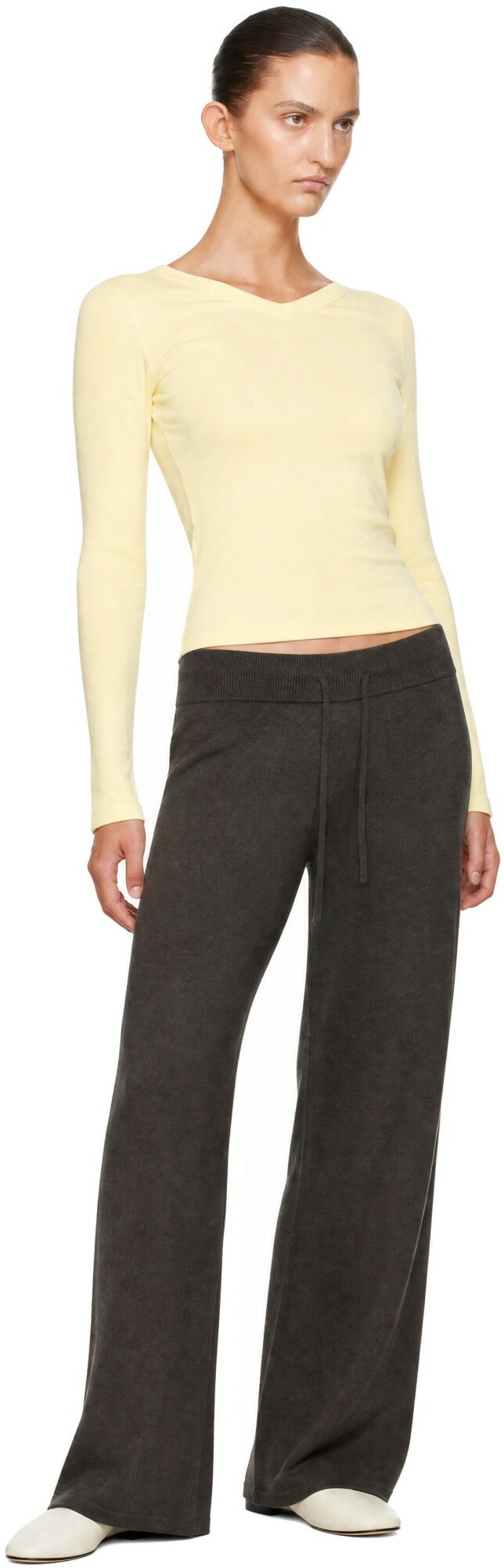 LISA YANG Brown Sofi Trousers