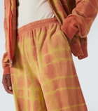The Elder Statesman Daily Zuzu Dye cotton and cashmere sweatpants