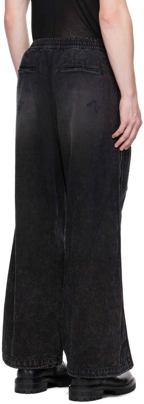 Juun.J Black Side Zip Jeans