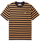 Carhartt WIP - Oakland Striped Cotton-Jersey T-Shirt - Blue