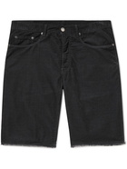 Massimo Alba - Straight-Leg Cotton-Corduroy Shorts - Black