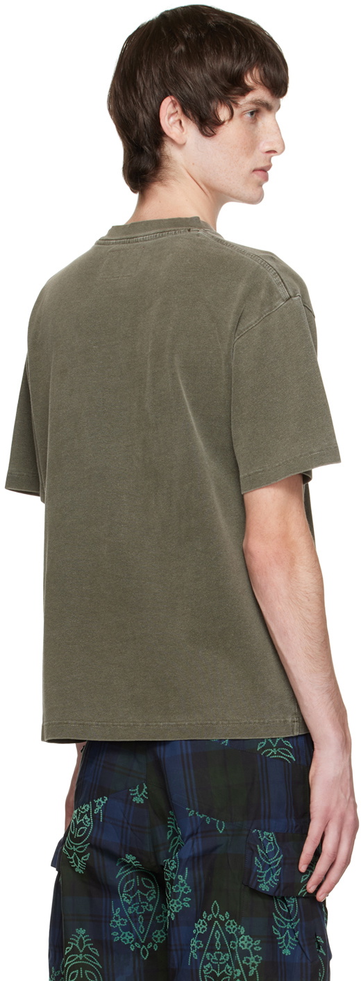 paria /FARZANEH SSENSE Exclusive Brown 'Do Something' T-Shirt
