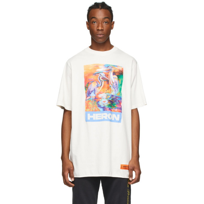 Photo: Heron Preston Pink Heron Colors T-Shirt