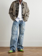 Rhude - Logo-Appliquéd Leopard-Print Cotton-Twill Bomber Jacket - Animal print